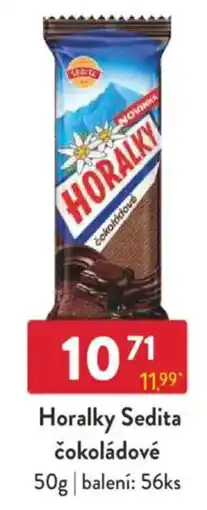 Qanto Horalky Sedita čokoládové nabídka