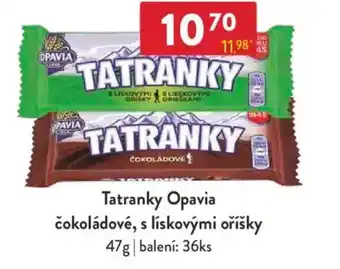 Qanto Tatranky Opavia čokoládové, s lískovými oříšky nabídka