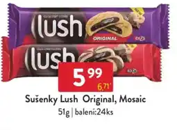 Qanto Sušenky Lush Original, Mosaic nabídka