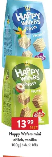 Qanto Happy Wafers mini oříšek, vanilka nabídka