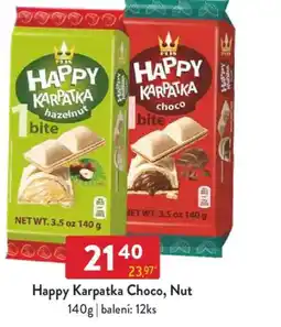 Qanto Happy Karpatka Choco, Nut nabídka