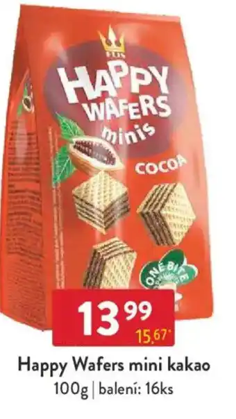 Qanto Happy Wafers mini kakao nabídka