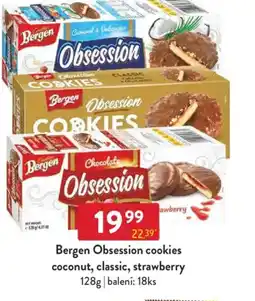 Qanto Bergen Obsession cookies coconut, classic, strawberry nabídka