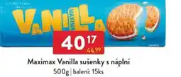 Qanto Maximax Vanilla sušenky s náplní nabídka