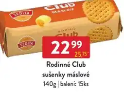 Qanto Rodinné Club sušenky máslové nabídka