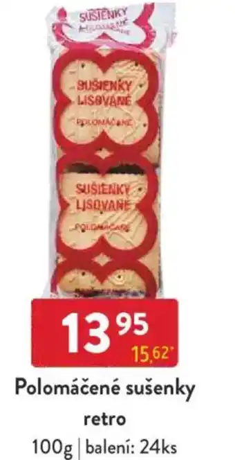 Qanto Polomáčené sušenky retro nabídka