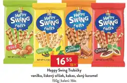 Qanto Happy Swing Trubičky vanilka, lískový oříšek, kakao, slaný karamel nabídka