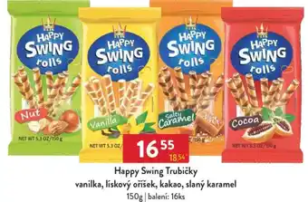 Qanto Happy Swing Trubičky vanilka, lískový oříšek, kakao, slaný karamel nabídka