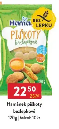 Qanto Hamánek piškoty bezlepkové nabídka