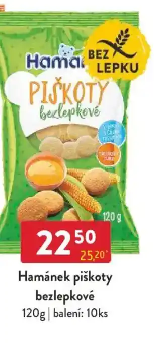 Qanto Hamánek piškoty bezlepkové nabídka