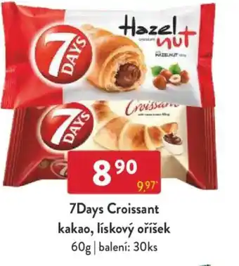 Qanto 7Days Croissant kakao, lískový oříšek nabídka