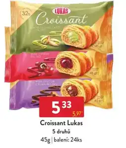 Qanto Croissant Lukas 5 druhů nabídka