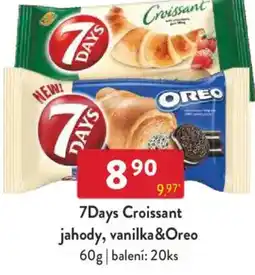 Qanto 7Days Croissant jahody, vanilka&Oreo nabídka