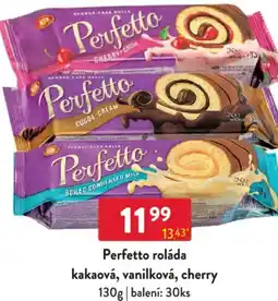 Qanto Perfetto roláda kakaová, vanilková, cherry nabídka