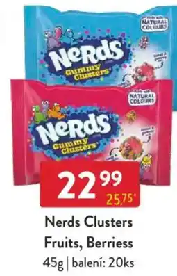 Qanto Nerds Clusters Fruits, Berriess nabídka