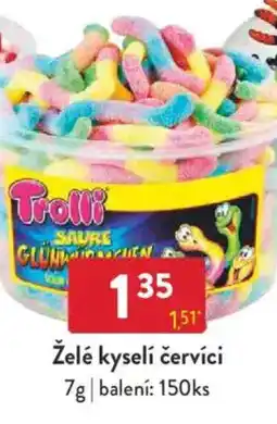 Qanto Želé kyselí červíci nabídka