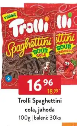 Qanto Trolli Spaghettini cola, jahoda nabídka
