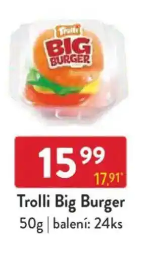 Qanto Trolli Big Burger nabídka