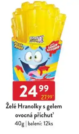 Qanto Želé Hranolky s gelem ovocná příchuť' nabídka