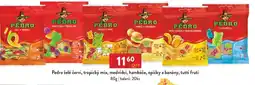 Qanto Pedro želé červi, tropický mix, medvídci, hambáče, opičky a banány, tutti fruti nabídka