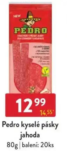 Qanto Pedro kyselé pásky jahoda nabídka