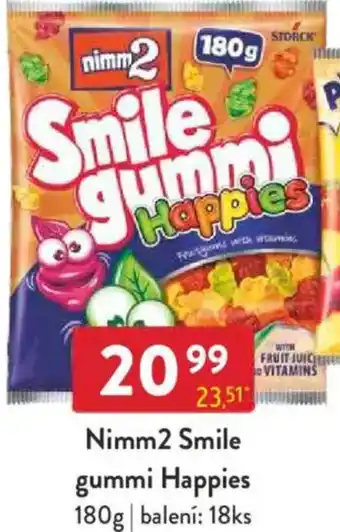 Qanto Nimm2 Smile gummi Happies nabídka