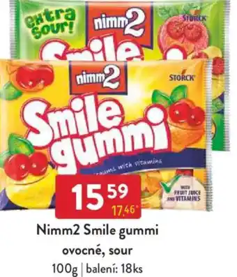 Qanto Nimm2 Smile gummi ovocné, sour nabídka