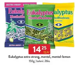Qanto Eukalyptus extra strong, mentol, mentol-lemon nabídka