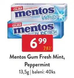 Qanto Mentos Gum Fresh Mint, Peppermint nabídka