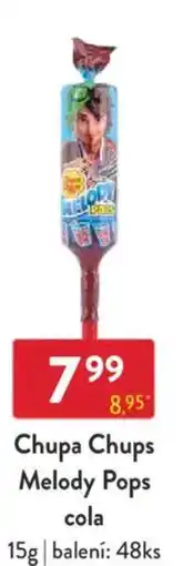 Qanto Chupa Chups Melody Pops cola nabídka