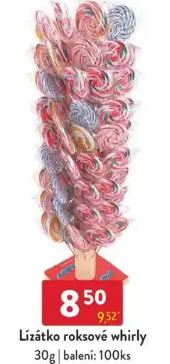 Qanto Lízátko roksové whirly nabídka