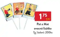 Qanto Pat a Mat ovocné lízátko nabídka