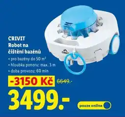 Lidl CRIVIT Robot na čištění bazénů nabídka