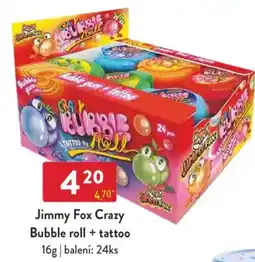 Qanto Jimmy Fox Crazy Bubble roll + tattoo nabídka