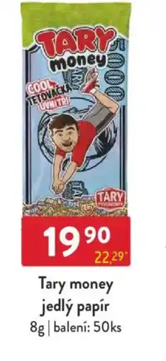 Qanto Tary money jedlý papír nabídka