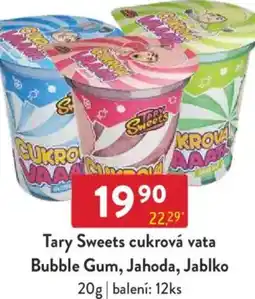 Qanto Tary Sweets cukrová vata Bubble Gum, Jahoda, Jablko nabídka