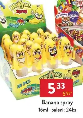 Qanto Banana spray nabídka