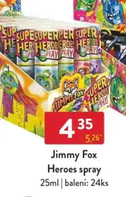 Qanto Jimmy Fox Heroes spray nabídka