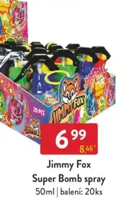 Qanto Jimmy Fox Super Bomb spray nabídka