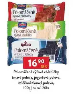 Qanto Polomáčené rýžové chlebíčky tmavá poleva, jogurtová poleva, mléčnokakaová poleva nabídka