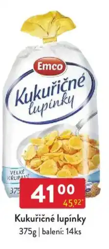 Qanto Emco Kukuřičné lupínky nabídka