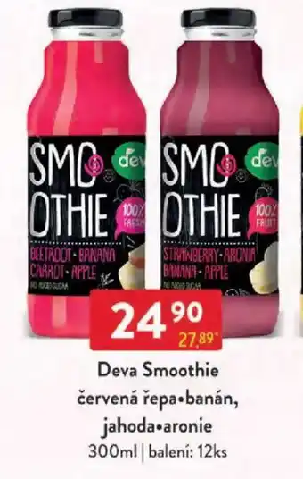 Qanto Deva Smoothie červená řepa banán, jahoda aronie nabídka