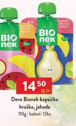 Qanto Deva Bionek kapsička hruška, jahoda nabídka