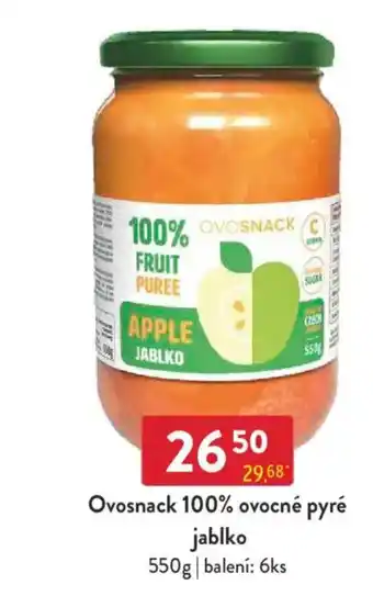 Qanto Ovosnack 100% ovocné pyré jablko nabídka