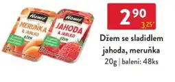 Qanto Džem se sladidlem jahoda, meruňka nabídka