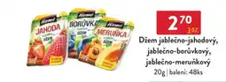 Qanto Džem jablečno-jahodový, jablečno-borůvkový, jablečno-meruňkový nabídka