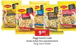 Qanto Maggi Instantní nudle hovězí, kuřecí, kari, sýrová,krevetová nabídka