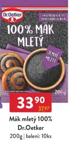 Qanto Mák mletý 100% Dr.Oetker nabídka