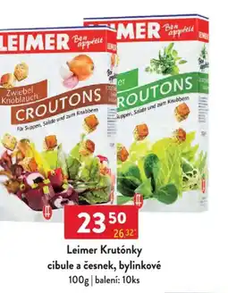 Qanto Leimer Krutónky cibule a česnek, bylinkové nabídka