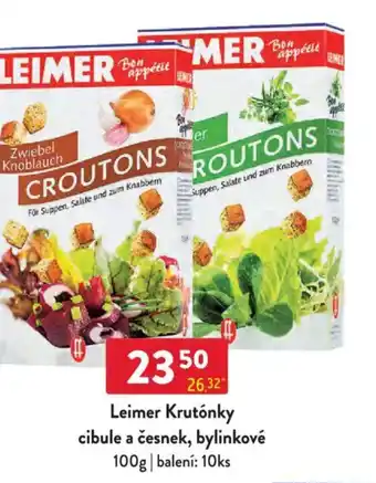 Qanto Leimer Krutónky cibule a česnek, bylinkové nabídka